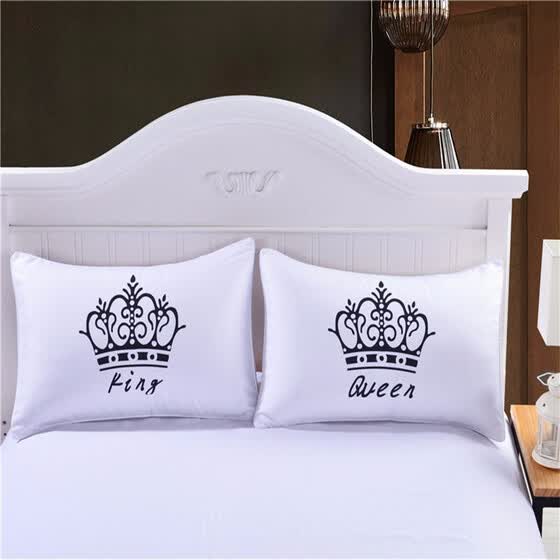 Shop 2 Royal Crown Pillow Cases Queen King Designer Pillow Covers