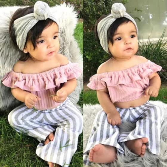 baby girl wide leg pants