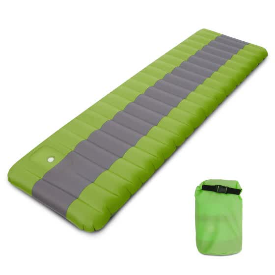 Shop Inflatable Camping Mat Air Sleeping Pad With Built In Foot