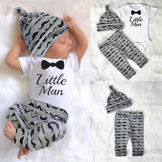 baby boy bow tie romper