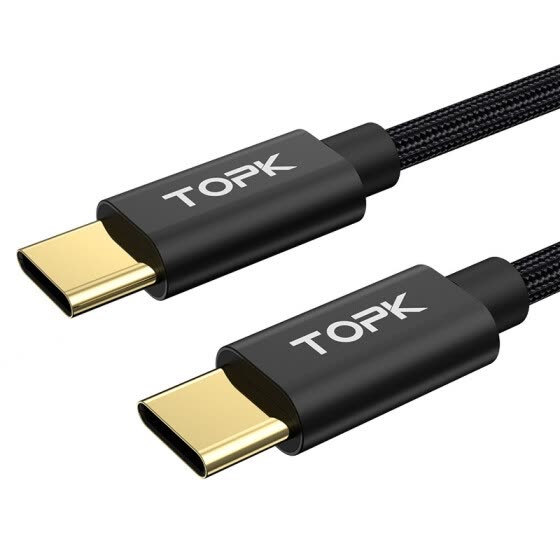 TOPK AN80 60W 3A USB Type C to USB C Cable
