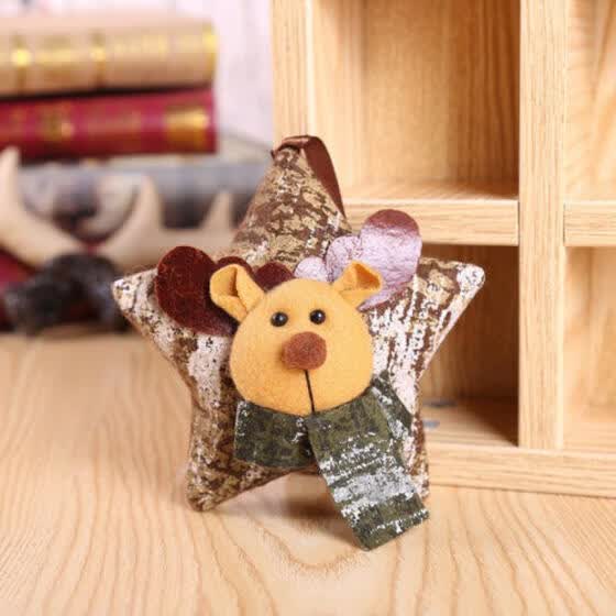 Shop Christmas Party Hanging Decor Snowman Santa Claus Elk Sock