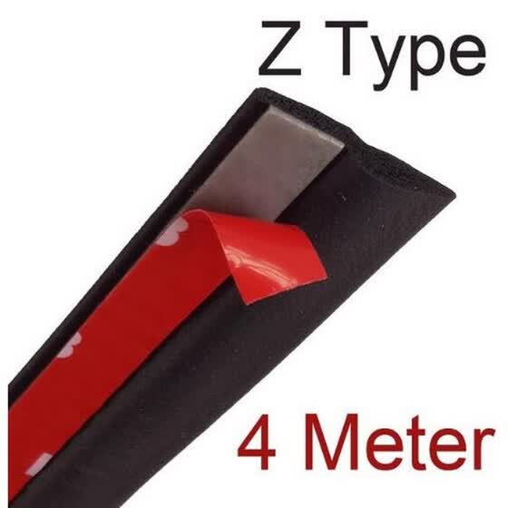 Shop 4m Universal Car Z Shape Rubber Seal Weather Strip Hollow