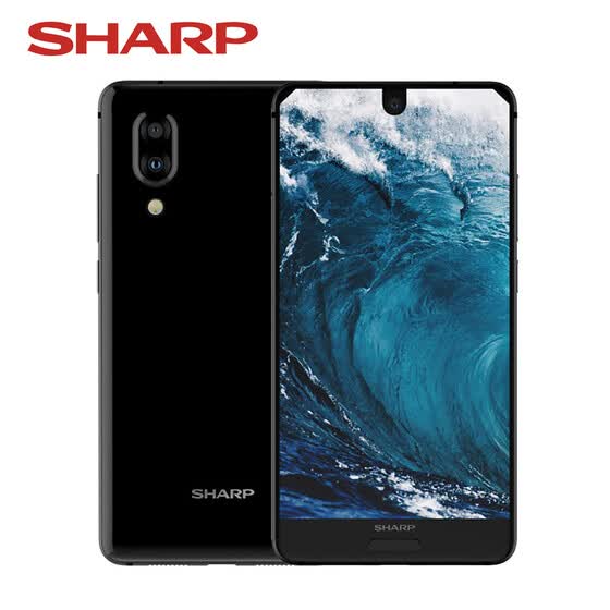  Глобальная версия Sharp AQUOS S2 C10 Мобильный телефон 4 ГБ + 64 ГБ 5.5 дюймов FHD + Android8.0 Snapdragon 630 Octa Core 12MP + 8MP Двойная камера заднего вида 