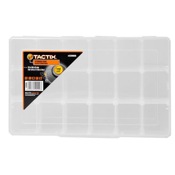 Shop Extension Tactix 320006 18 Grid Plastic Finishing Box