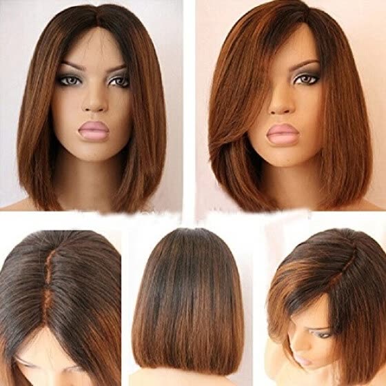 Shop Lace Front Wig Straight Human Hair Glueless Lace Front