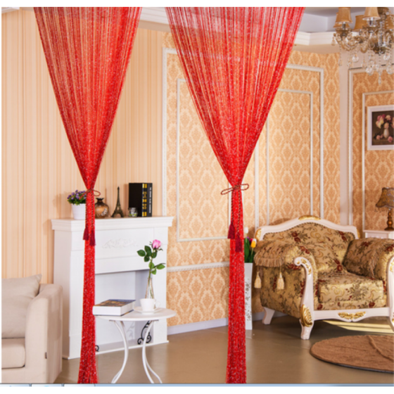 Shop String Door Curtain Beads Room Divider Window Panel Tassel