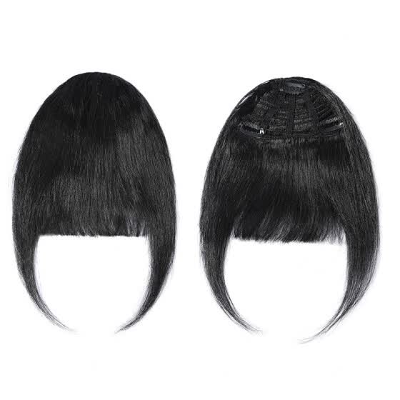 Shop Clips In Hair Bangs Fringe Hair Extensions Clip On Bang