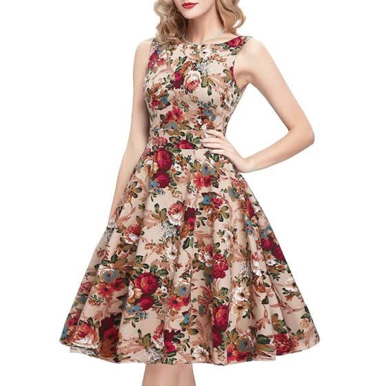 vintage floral dresses