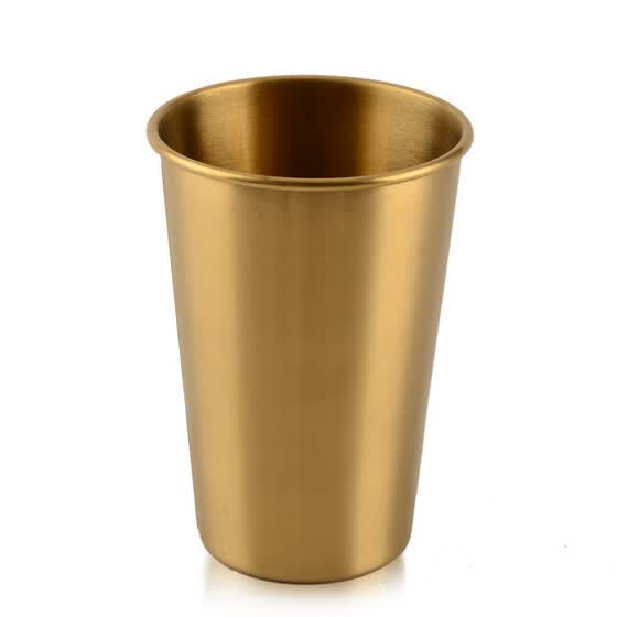 Stainless Steel Cups 500ml Pint Drinking Metal
