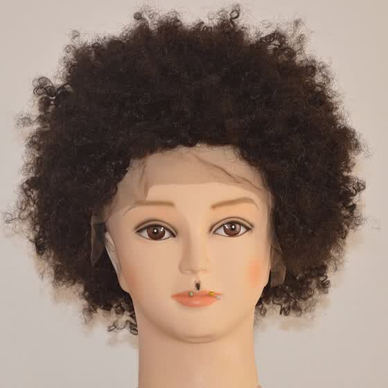 Shop Human Hair Afro Kinky Curly Lace Front Human Wigs For Women