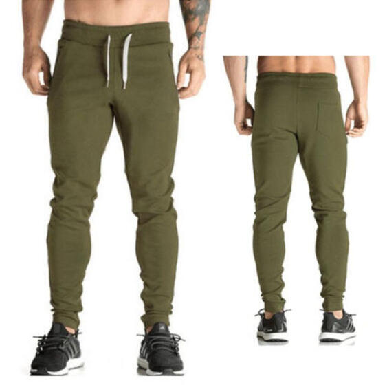 Tracksuit Fitness Gym Sweatpants Trousers Sport Men/'s Pants Long Workout Joggers