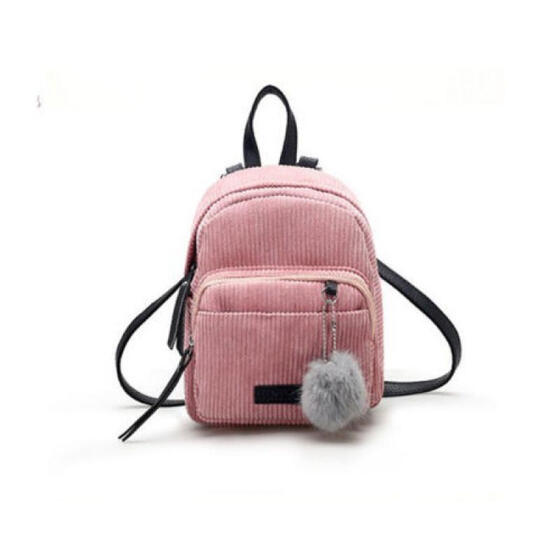 Poity Women Girls Cute Mini Backpack Casual Rucksack School Shoulder Travel Small Bag-Pink