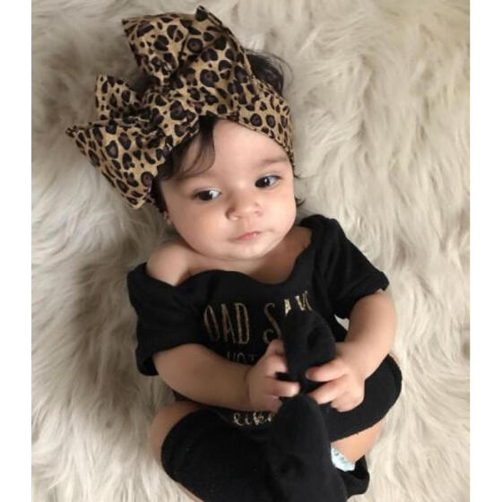 2PCS Newborn Baby Girls Striped Floral Romper Bodysuit Jumpsuit Outfits Clothes