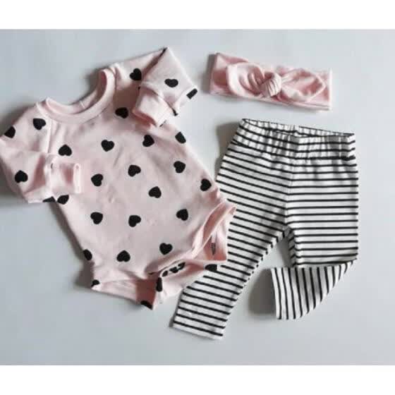 baby girl leggings and headband