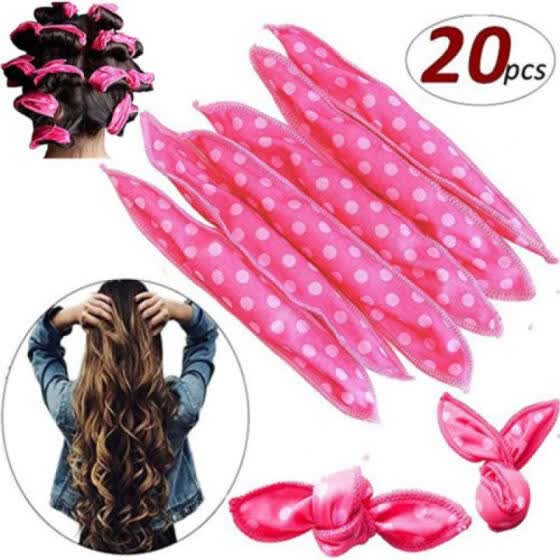 Shop 20pc Magic Flexible Hair Headdress Foam Twist Flex Curlers