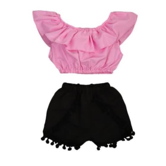 crop top dress for baby girl