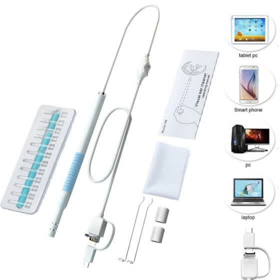 Usb ear cleaning endoscope visual earpick hd mini camera for macbook air