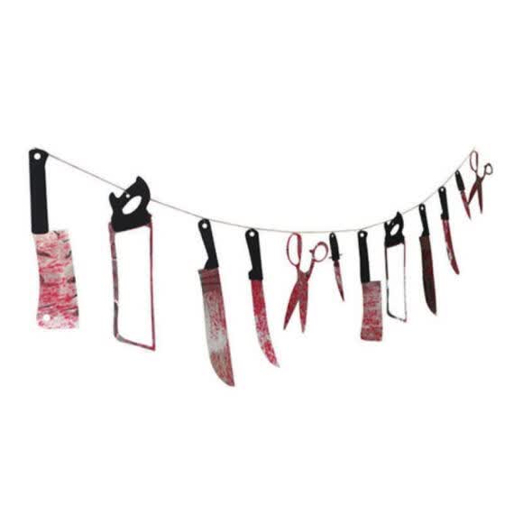 Shop Hanging Bloody Hands Arms Halloween Horror Props Garland