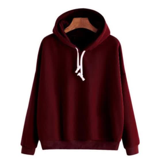 ladies hooded jumper