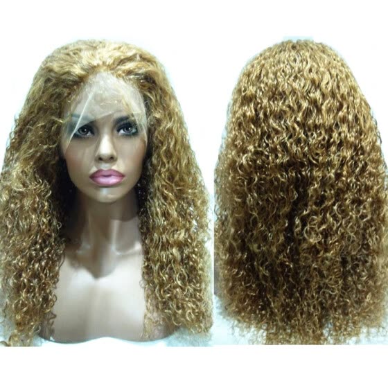Shop N L W European Virgin Human Hair Curly Full Lace Wigs With