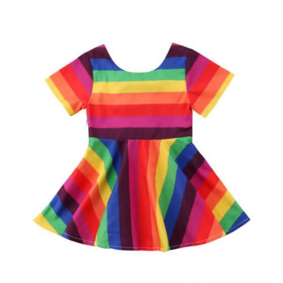 baby girl rainbow clothes