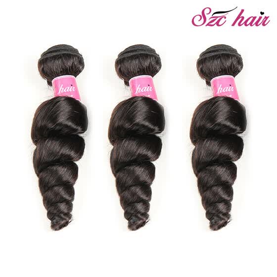 Shop Szc Hair Product Brazilian Virgin Hair Loose Wave Hair Weave