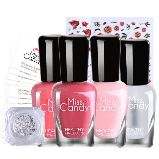 Shop Miss Candy Health Brush Strips Nail Polish Set Flame Mcs273