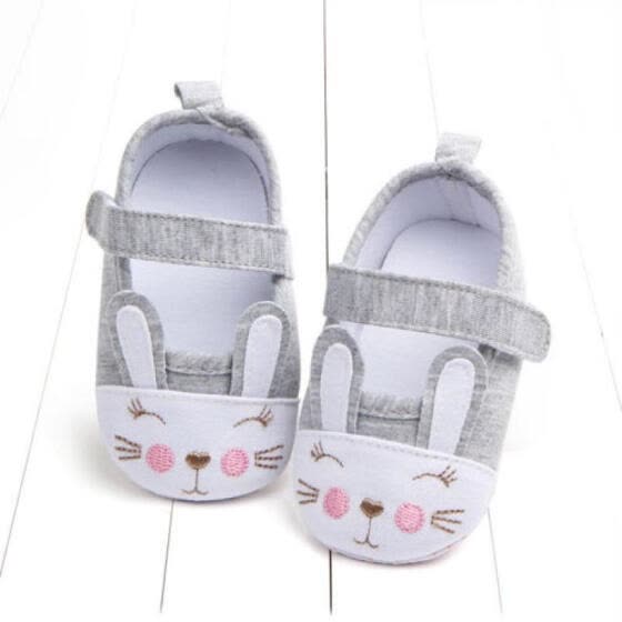 Shop Newborn Baby Girl Soft Sole Bunny Crib Shoes Anti Slip