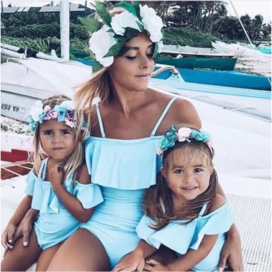 mommy and daughter bathing suit