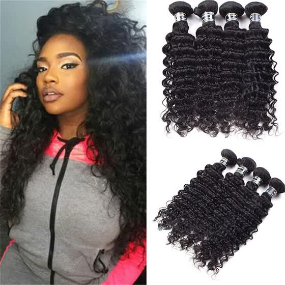 Shop Amazing Star Deep Wave 4 Bundles Peruvian Virgin Human Hair