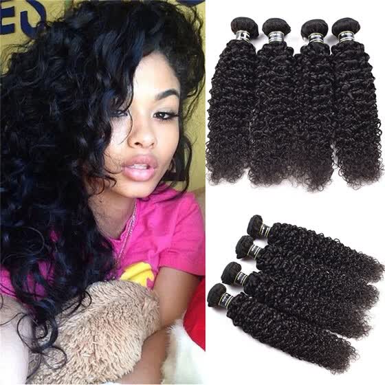 Shop Amazing Star Peruvian Virgin Hair Kinky Curly 4 Bundles Human