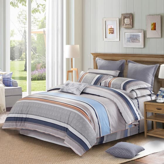 Shop Mercury Print Cotton Bed Set Bed Kit Duvet Cover Bed Sheet