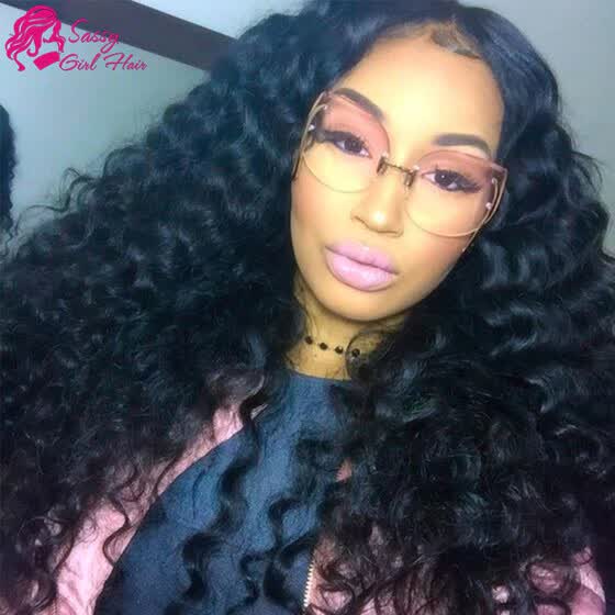 Shop Lace Frontal Closure Peruvian Deep Waves Curly Peruvian Hair