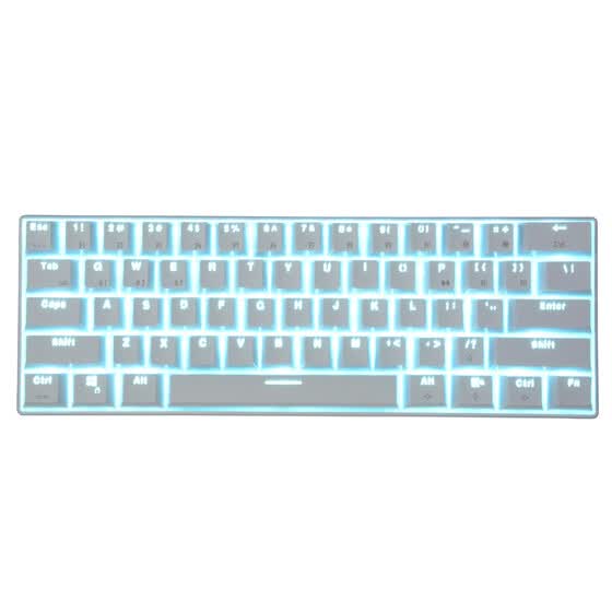 Shop rk61 mechanical keyboard bluetooth wired dual mode 61 keys green
