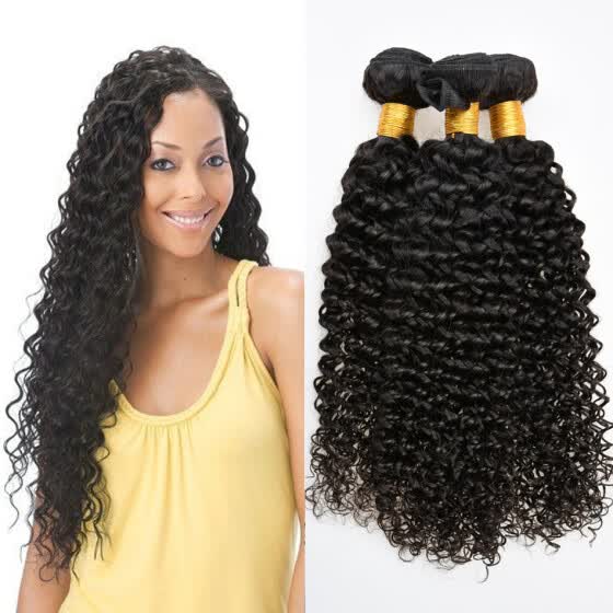 Shop 8a Brazilian Remy Afro Kinky Curly Virgin Hair 3pcs Brazilian