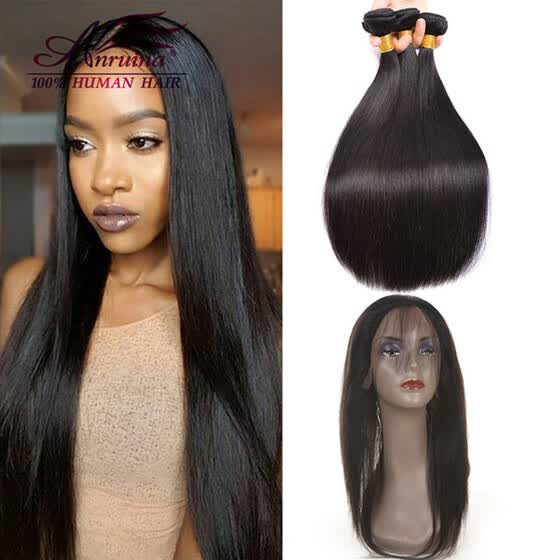 Shop Black Friday Sale 360 Lace Frontal With Bundle Straight