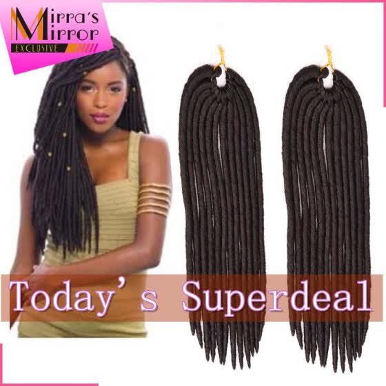 Shop 6packs Lot Synthetic Hair Extensions Faux Locs Braid Crochet