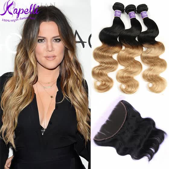 Shop Kapelli Brazilian Virgin Hair Body Wave With Lace Frontal