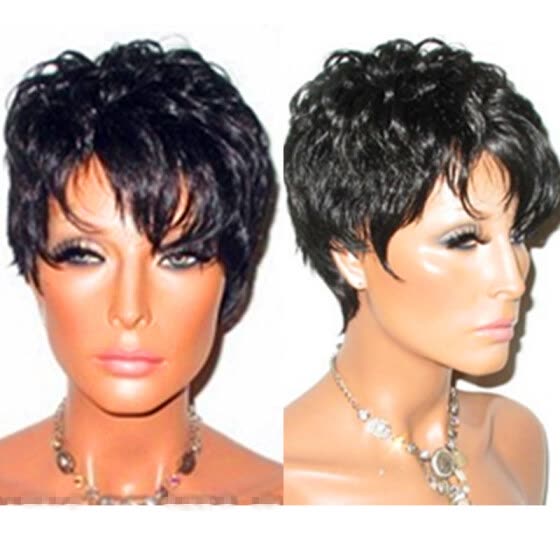 Shop N L W Brazilian Virgin Human Hair Lace Front Wigs Short Hair
