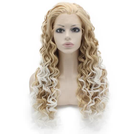 giant blonde wig