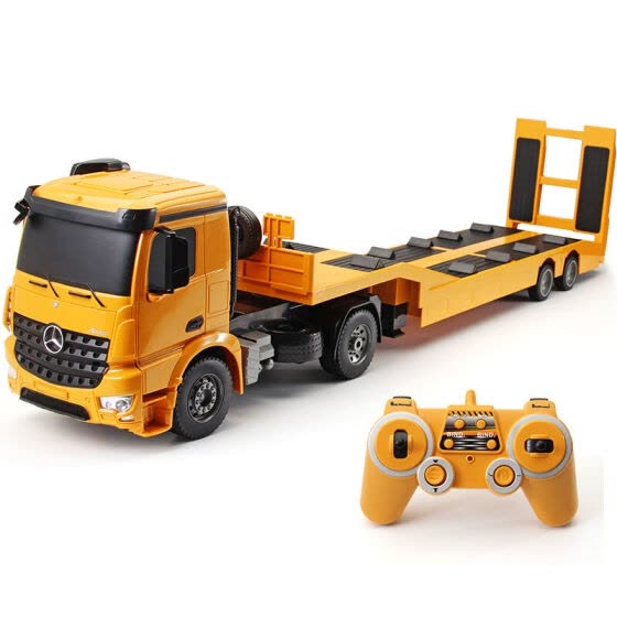 remote control toy truck and trailer