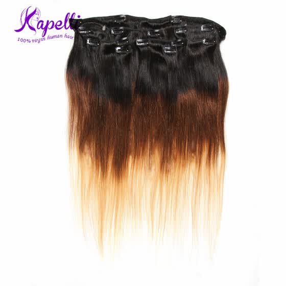 Shop Pre Bonded Brazilian Virgin Hair Clip In Extensions Human