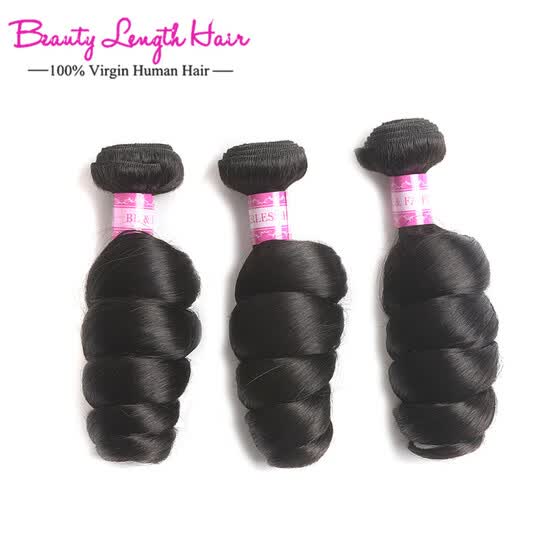 Shop Cheap Brazilian Virgin Hair Loose Wave Human Hair Weave 3