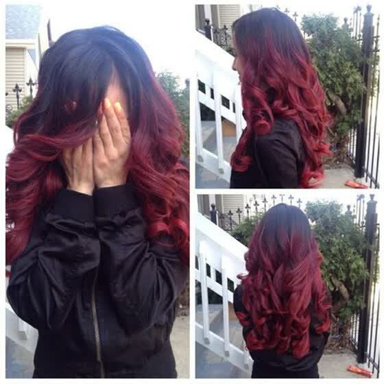 Shop Ombre Maiaysian Virgin Hair Body Wave 1b 99j 7a Maiaysian