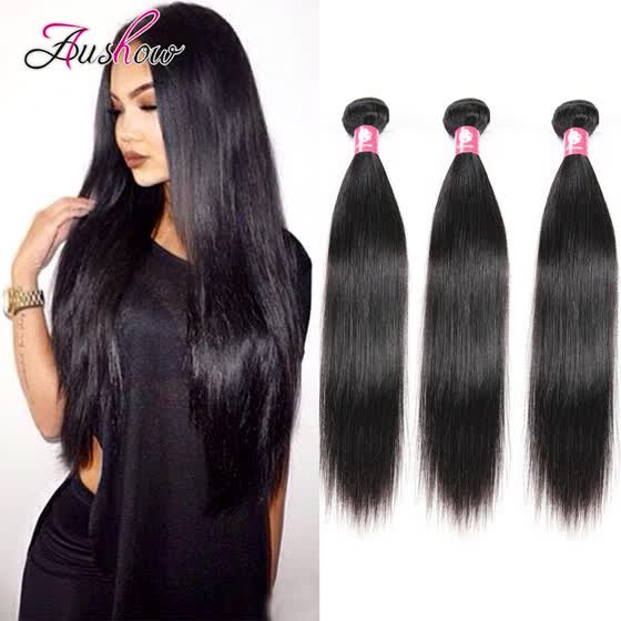 Shop Grade 8a Brazilian Straight Human Hair 3 Bundles Human Hair