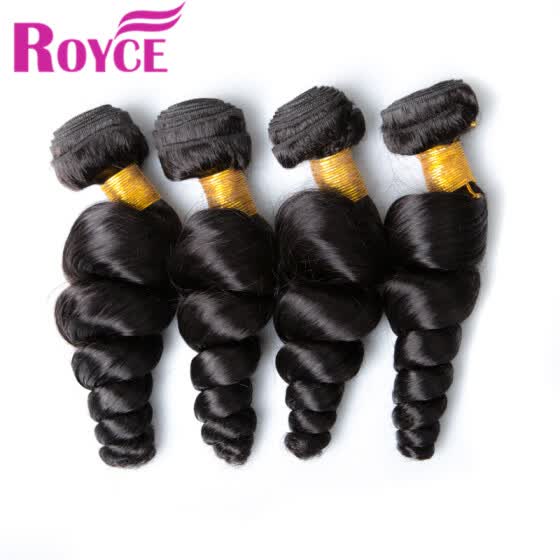 Shop 7a Malaysian Loose Wave Virgin Hair 4 Bundles Deals Rosa Hair