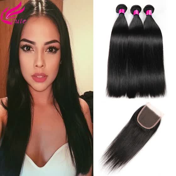 Shop Straight Hair Products With Closure Free 2 3 Part Ways Lace