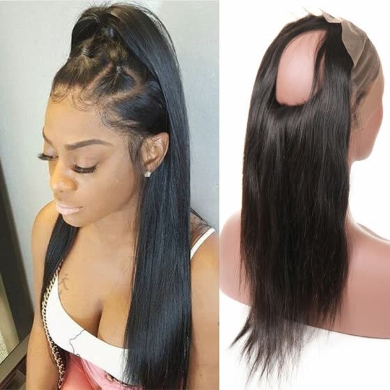 Shop New Product Brazilian Virgin Hair 360 Lace Frontal