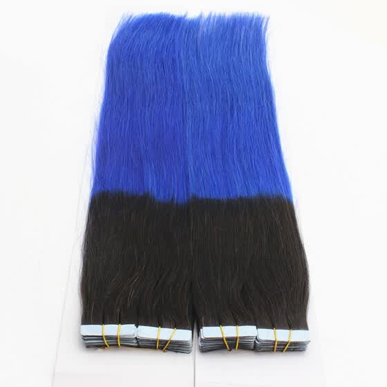 Shop 16 30 100 Brazilian Virgin Remy Black Blue Ombre Or Custom